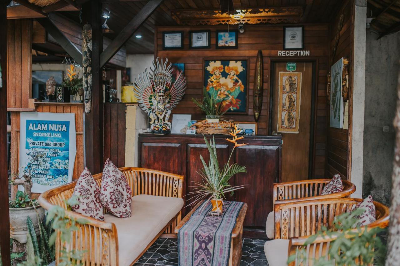 Alam Nusa Bungalow Huts&Spa Lembongan Exterior foto